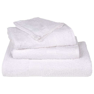 vidaXL Guest Towels 50 pcs White 30x50 cm 360 gsm 100% Cotton