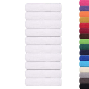 vidaXL Hand Towels 50 pcs White 50x100 cm 360 gsm 100% Cotton