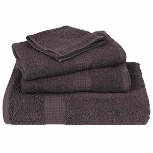 vidaXL Washcloths 2 pcs Anthracite 15x21 cm 360 gsm 100% Cotton