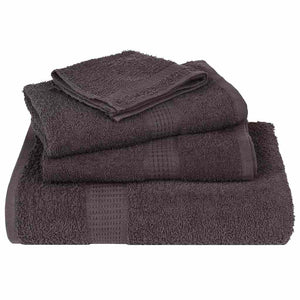 vidaXL Washcloths 50 pcs Anthracite 15x21 cm 360 gsm 100% Cotton