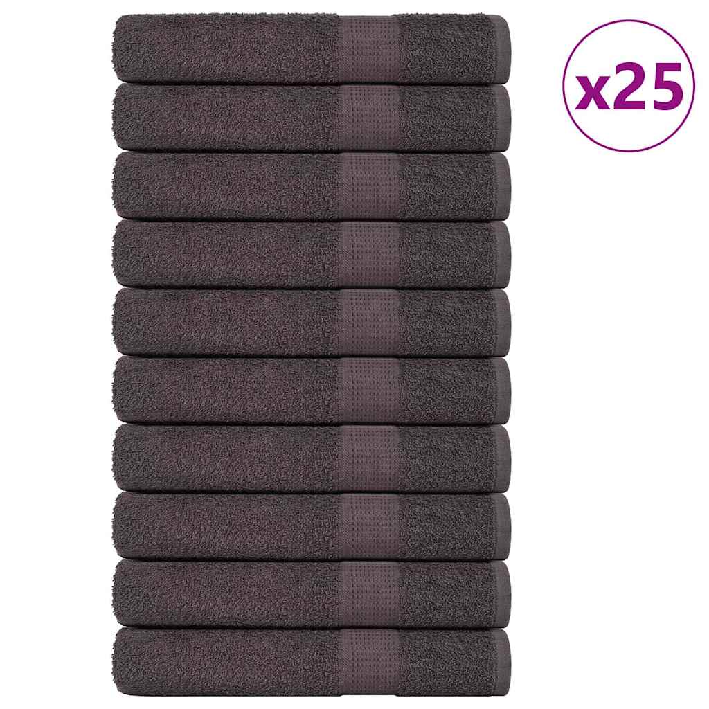 vidaXL Sauna Towels 25 pcs Anthracite 80x200 cm 360 gsm 100% Cotton