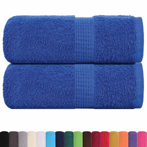 vidaXL Soap Towels 2 pcs Blue 30x30 cm 360 gsm 100% Cotton