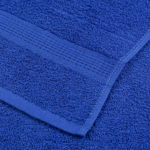 vidaXL Soap Towels 2 pcs Blue 30x30 cm 360 gsm 100% Cotton