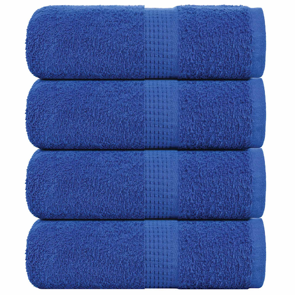 vidaXL Soap Towels 4 pcs Blue 30x30 cm 360 gsm 100% Cotton