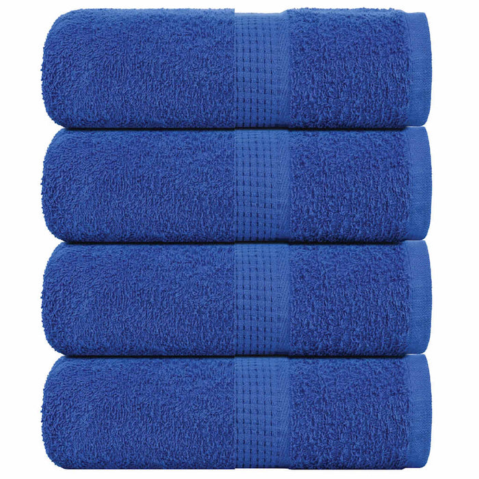 vidaXL Soap Towels 4 pcs Blue 30x30 cm 360 gsm 100% Cotton