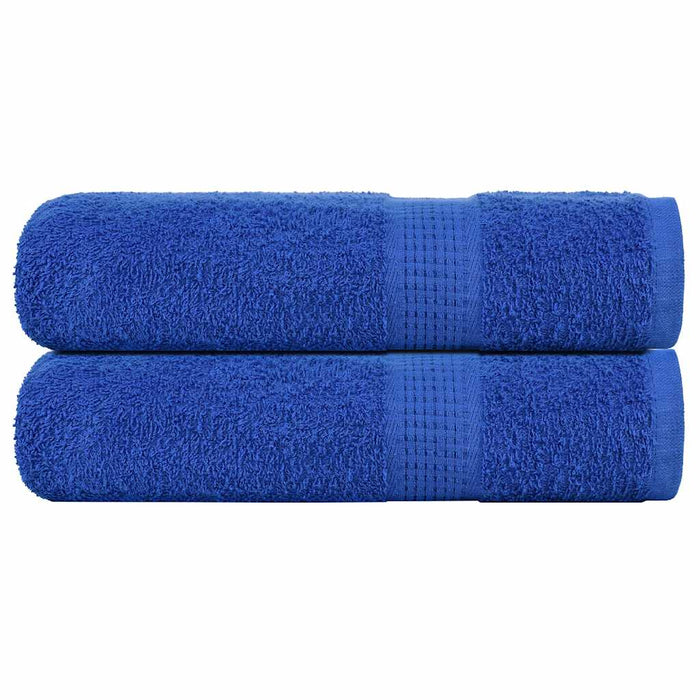 vidaXL Shower Towels 2 pcs Blue 70x140 cm 360 gsm 100% Cotton