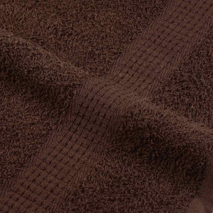 vidaXL Soap Towels 2 pcs Brown 30x30 cm 360 gsm 100% Cotton