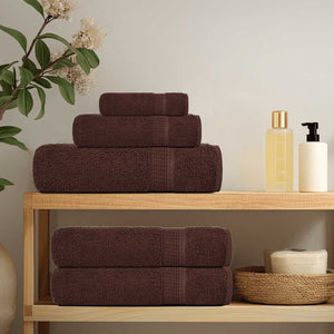 vidaXL Soap Towels 4 pcs Brown 30x30 cm 360 gsm 100% Cotton