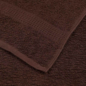 vidaXL Soap Towels 4 pcs Brown 30x30 cm 360 gsm 100% Cotton