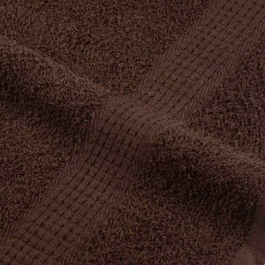 vidaXL Soap Towels 4 pcs Brown 30x30 cm 360 gsm 100% Cotton