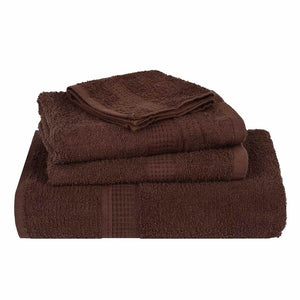 vidaXL Guest Towels 10 pcs Brown 30x50 cm 360 gsm 100% Cotton