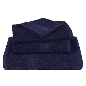 vidaXL Soap Towels 2 pcs Navy Blue 30x30 cm 360 gsm 100% Cotton