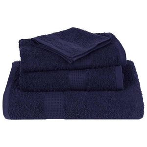 vidaXL Hand Towels 4 pcs Navy Blue 50x100 cm 360 gsm 100% Cotton