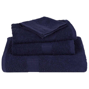 vidaXL Bath Towels 2 pcs Navy Blue 100x150 cm 360 gsm 100% Cotton