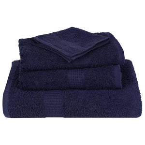 vidaXL Bath Towels 10 pcs Navy Blue 100x150 cm 360 gsm 100% Cotton