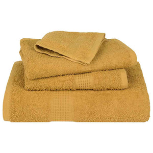 vidaXL Guest Towels 4 pcs Gold 30x50 cm 360 gsm 100% Cotton