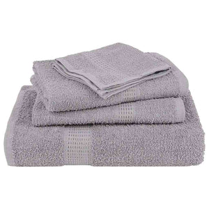 vidaXL Soap Towels 2 pcs Grey 30x30 cm 360 gsm 100% Cotton