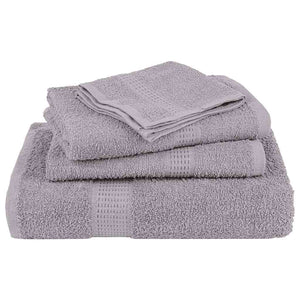 vidaXL Guest Towels 4 pcs Grey 30x50 cm 360 gsm 100% Cotton