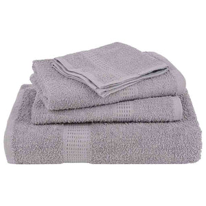 vidaXL Shower Towels 2 pcs Grey 70x140 cm 360 gsm 100% Cotton