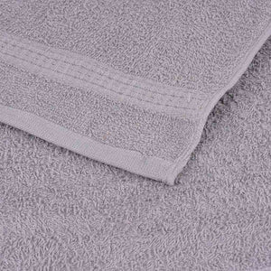 vidaXL Bath Towels 4 pcs Grey 100x150 cm 360 gsm 100% Cotton