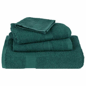 vidaXL Soap Towels 2 pcs Green 30x30 cm 360 gsm 100% Cotton