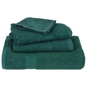 vidaXL Shower Towels 2 pcs Green 70x140 cm 360 gsm 100% Cotton