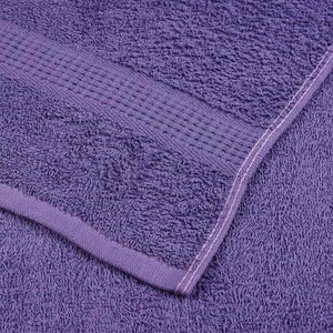 vidaXL Soap Towels 2 pcs Purple 30x30 cm 360 gsm 100% Cotton