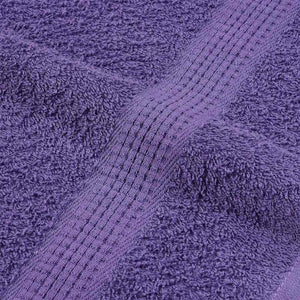 vidaXL Soap Towels 2 pcs Purple 30x30 cm 360 gsm 100% Cotton