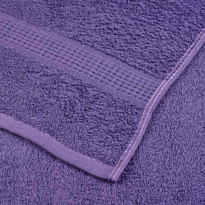 vidaXL Soap Towels 4 pcs Purple 30x30 cm 360 gsm 100% Cotton