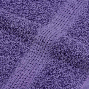 vidaXL Soap Towels 4 pcs Purple 30x30 cm 360 gsm 100% Cotton