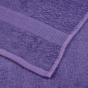 vidaXL Shower Towels 10 pcs Purple 70x140 cm 360 gsm 100% Cotton