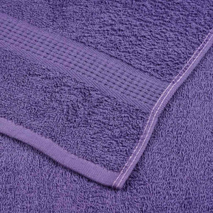 vidaXL Bath Towels 2 pcs Purple 100x150 cm 360 gsm 100% Cotton