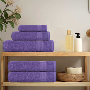 vidaXL Bath Towels 10 pcs Purple 100x150 cm 360 gsm 100% Cotton