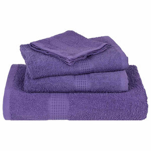 vidaXL Bath Towels 10 pcs Purple 100x150 cm 360 gsm 100% Cotton