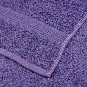 vidaXL Bath Towels 10 pcs Purple 100x150 cm 360 gsm 100% Cotton