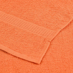 vidaXL Soap Towels 4 pcs Orange 30x30 cm 360 gsm 100% Cotton