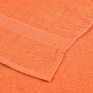 vidaXL Guest Towels 2 pcs Orange 30x50 cm 360 gsm 100% Cotton