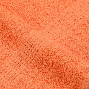 vidaXL Towels 2 pcs Orange 100x200 cm 360 gsm 100% Cotton