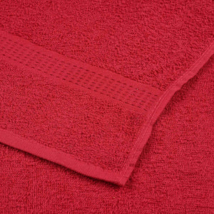 vidaXL Soap Towels 2 pcs Red 30x30 cm 360 gsm 100% Cotton