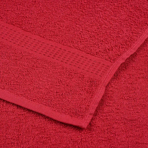 vidaXL Guest Towels 4 pcs Red 30x50 cm 360 gsm 100% Cotton