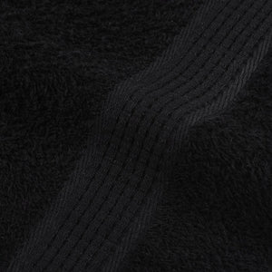 vidaXL Sauna Towels 4 pcs Black 80x200 cm 360 gsm 100% Cotton