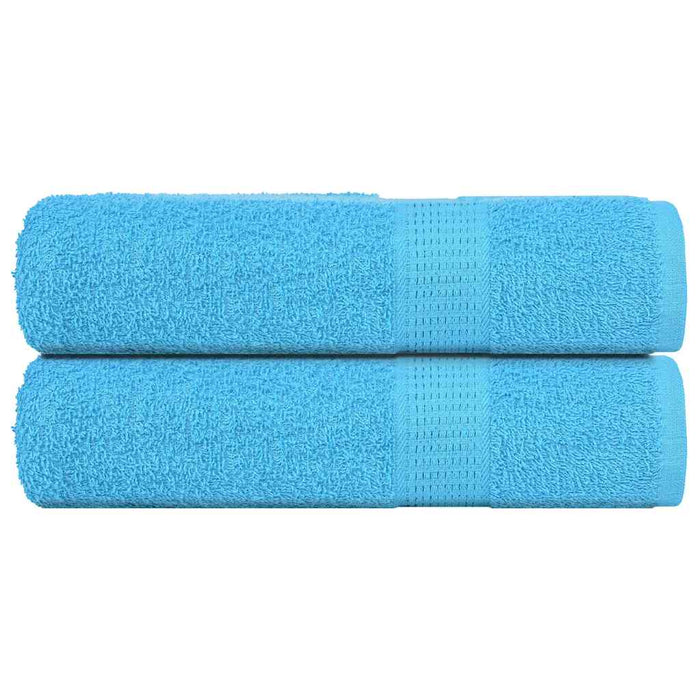 vidaXL Shower Towels 2 pcs Turquoise 70x140 cm 360 gsm 100% Cotton