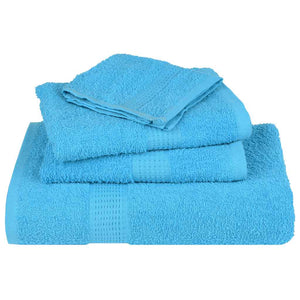 vidaXL Shower Towels 2 pcs Turquoise 70x140 cm 360 gsm 100% Cotton