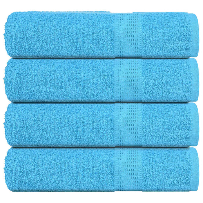 vidaXL Bath Towels 4 pcs Turquoise 100x150 cm 360 gsm 100% Cotton