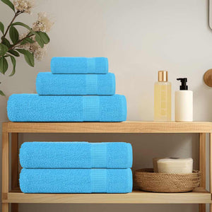 vidaXL Bath Towels 4 pcs Turquoise 100x150 cm 360 gsm 100% Cotton