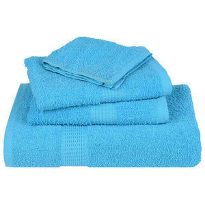 vidaXL Towels 10 pcs Turquoise 100x200 cm 360 gsm 100% Cotton