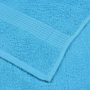 vidaXL Towels 10 pcs Turquoise 100x200 cm 360 gsm 100% Cotton