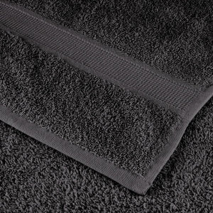 vidaXL Premium Guest Towels SOLUND 10pcs Anthracite 30x50cm 600gsm