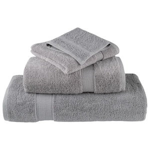 vidaXL Premium Hand Towels SOLUND 2pcs Grey 50x100cm 600gsm