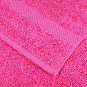 vidaXL Premium Shower Towels SOLUND 2 pcs Pink 70x140 cm 600 gsm